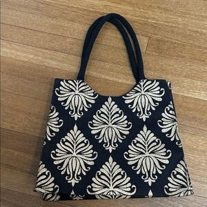Black and Gold Tote Bag